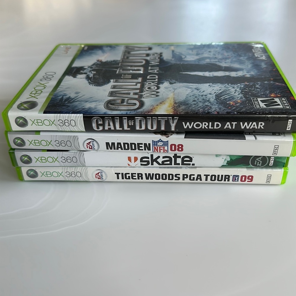 Four (4)  XBOX 360 games